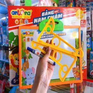 Bảng Nam Châm Anton 5in1 Cho Bé Làm Quen Chữ Cái - Số - Hình Khối