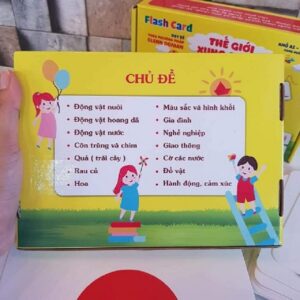 Bộ 100 Thẻ Học Thông Minh Glenndoman 16 Chủ Đề Kích Thước Lớn Cho Bé Phát Triển Ngôn Ngữ