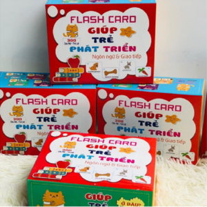 Bộ Thẻ Học Flashcard 5 Chủ Đề 300 Câu Hỏi Đáp Cho Bé Phát Triển Ngôn Ngữ Và Giao Tiếp