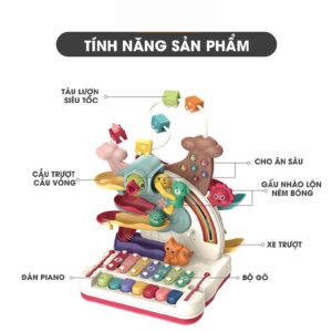 Đồ Chơi Giáo Dục Sớm Đa Năng 8in1 Cho Bé Phát Triển Toàn Diện