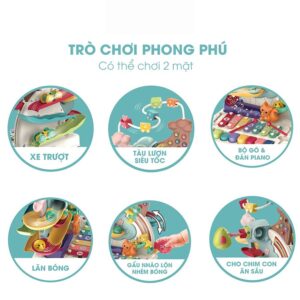 Đồ Chơi Giáo Dục Sớm Đa Năng 8in1 Cho Bé Phát Triển Toàn Diện