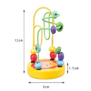 Đồ Chơi Luồn Hạt Mini Bằng Gỗ Cho Bé Luyện Cơ Tay