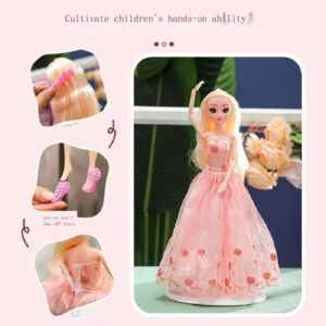 Tủ Quần Áo Búp Bê Barbie Kèm Phụ Kiện Cho Bé Gái